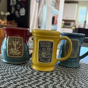 Bones Coffee Company Mugs 2022 Limited Edition - Bundled as 3 Piece Set